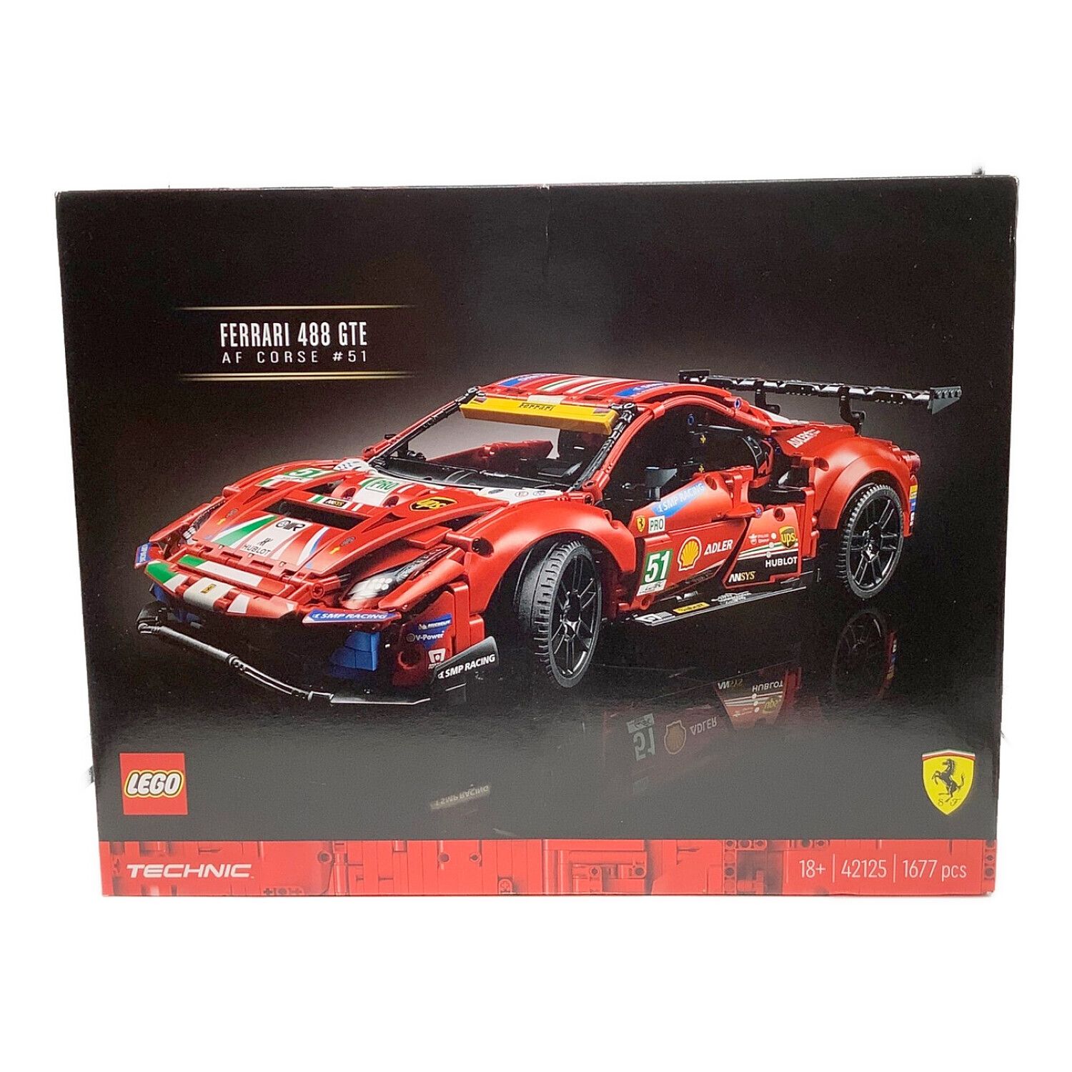 LEGO (レゴ) パズル テクニック フェラーリ 488 GTE AF コルセ 42125 
