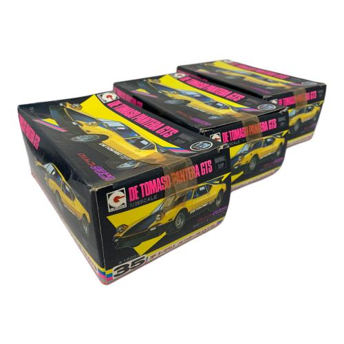 永大 (エイダイ) ミニカー 3Pセット 箱ダメージ有 DE TOMASO PANTERA GTS グリップ テクニカ 1/28
