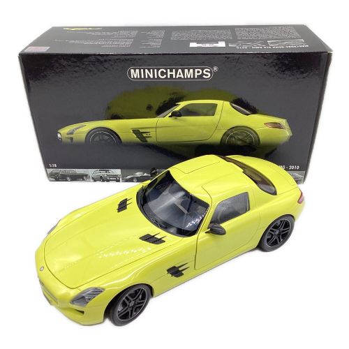 MINICHAMPS (ミニチャンプス) ミニカー イエロー 1/18 MERCEDES-BENZ SLS AMG 2010