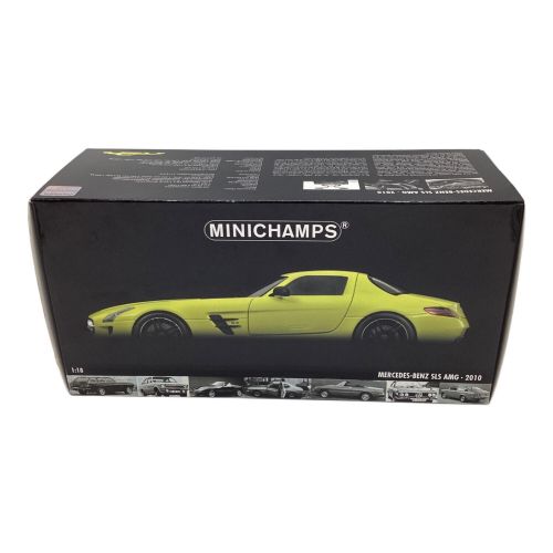 MINICHAMPS (ミニチャンプス) ミニカー イエロー 1/18 MERCEDES-BENZ SLS AMG 2010