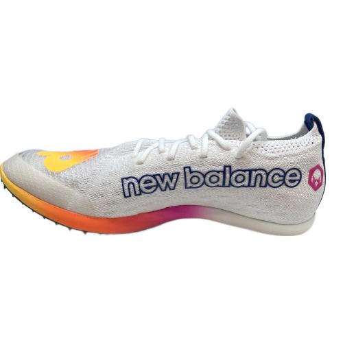 NEW BALANCE (ニューバランス) トラックスパイク ランニングシューズ UMDELRRE2 FuelCell MD-X E2 メンズ SIZE 27cm ホワイト×オレンジ