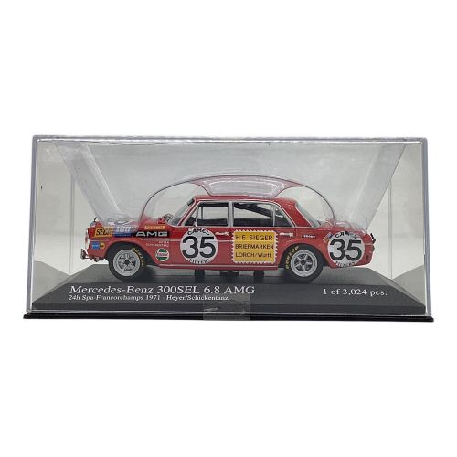 MINICHAMPS (ミニチャプス) モデルカー Mercedes Benz 300SEL 6.8 AMG 24h Spa 1971