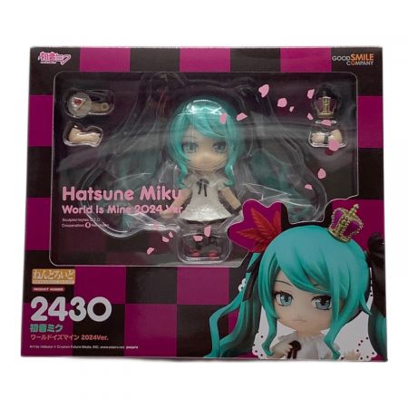 【未開封】　初音ミク　ワールドイズマイン　ねんどろいど　2430 フィギュア 初音ミク ワールドイズマイン 2024ver. ねんどろいど 2430