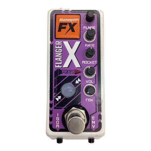 Rainger FX エフェクター コード付 FLANGER X 動作確認済み