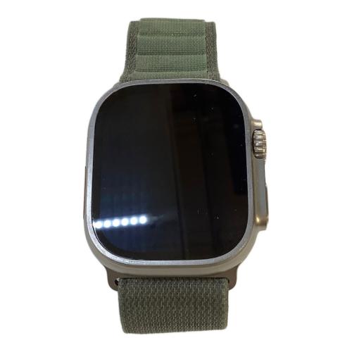 Apple (アップル) Apple Watch ULTRA 箱有 付属バンドヨゴレ有 MQFK3J/A GPS+Cellularモデル 49mm 〇 バッテリー:Aランク(90%) 程度:Bランク 352703678061899