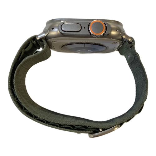 Apple (アップル) Apple Watch ULTRA 箱有 付属バンドヨゴレ有 MQFK3J/A GPS+Cellularモデル 49mm 〇 バッテリー:Aランク(90%) 程度:Bランク 352703678061899