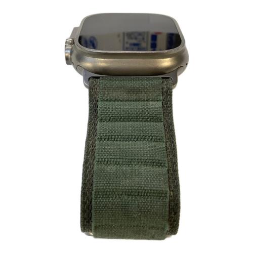 Apple (アップル) Apple Watch ULTRA 箱有 付属バンドヨゴレ有 MQFK3J/A GPS+Cellularモデル 49mm 〇 バッテリー:Aランク(90%) 程度:Bランク 352703678061899