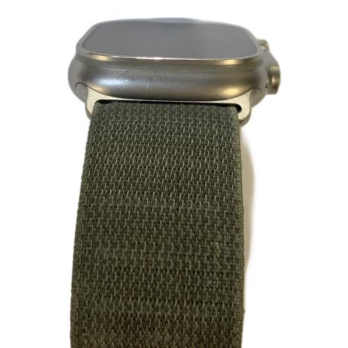 Apple (アップル) Apple Watch ULTRA 箱有 付属バンドヨゴレ有 MQFK3J/A GPS+Cellularモデル 49mm 〇 バッテリー:Aランク(90%) 程度:Bランク 352703678061899