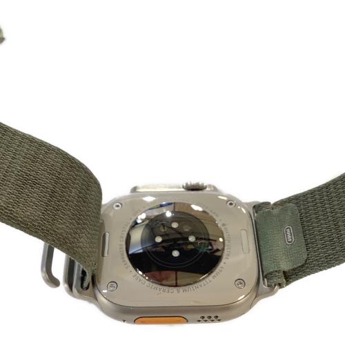 Apple (アップル) Apple Watch ULTRA 箱有 付属バンドヨゴレ有 MQFK3J/A GPS+Cellularモデル 49mm 〇 バッテリー:Aランク(90%) 程度:Bランク 352703678061899