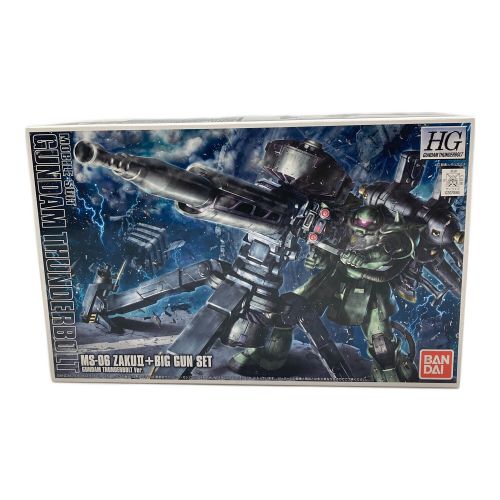 BANDAI (バンダイ) ガンプラ HG 機動戦士ガンダム サンダーボルト 1/144 量産型ザク+ビッグ・ガン(GUNDAM THUNDERBOLT Ver.)