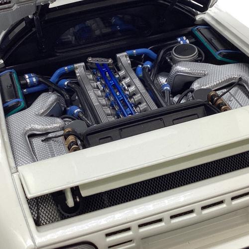 AUTOart (オートアート) モデルカー BUGATTI White EB110 GT