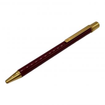 Cartier (カルティエ) ボールペン 111676 ツイスト式 ボルドー×ゴールドカラー