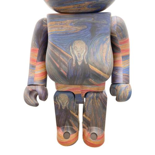 MEDICOM TOY (メディコム・トイ) フィギュア BE@BRICK 1000％ Edvard Munch × BE@RBRICK Munch Scream