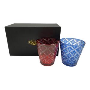 ORIBE (オリベ) ペア切子 MODERN ART KIRIKO 2Pセット