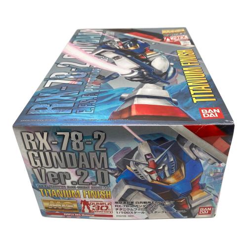 BANDAI (バンダイ) ガンプラ MG RX-78-2 ガンダムver2.0チタニウムフィニッシュ MG 1/100