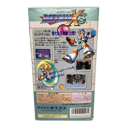 Nintendo (ニンテンドー) スーパーファミコン用ソフト ロックマンX3 -