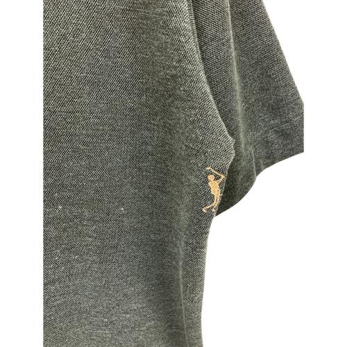 MARK&LONA (マークアンドロナ) ポロシャツ ゴルフウェア(トップス) MLM-3B-AP11 メンズ SIZE 48 グレー×ブルー