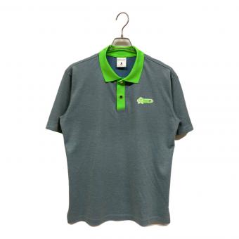MARK&LONA (マークアンドロナ) ポロシャツ ゴルフウェア(トップス) MLM-3B-AP11 メンズ MLM-3B-AP11 グレー×グリーン