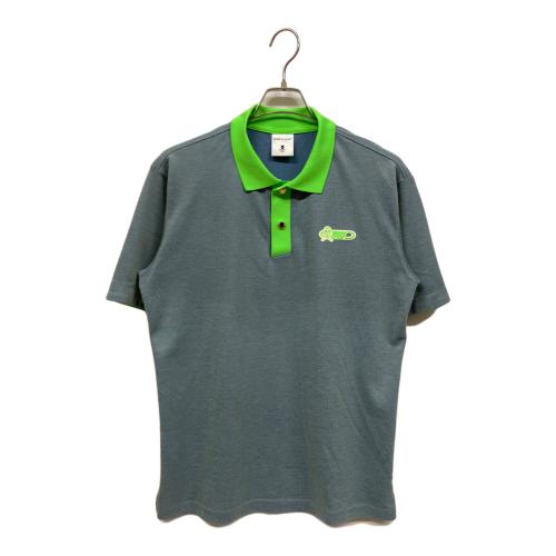 MARK&LONA (マークアンドロナ) ポロシャツ ゴルフウェア(トップス) MLM-3B-AP11 メンズ MLM-3B-AP11 グレー×グリーン