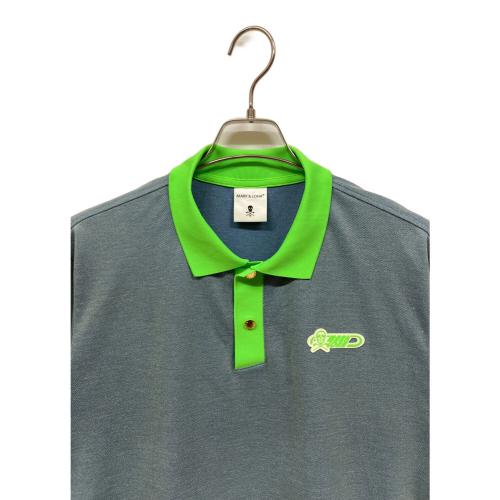 MARK&LONA (マークアンドロナ) ポロシャツ ゴルフウェア(トップス) MLM-3B-AP11 メンズ MLM-3B-AP11 グレー×グリーン