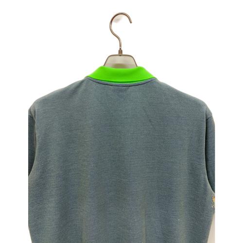 MARK&LONA (マークアンドロナ) ポロシャツ ゴルフウェア(トップス) MLM-3B-AP11 メンズ MLM-3B-AP11 グレー×グリーン