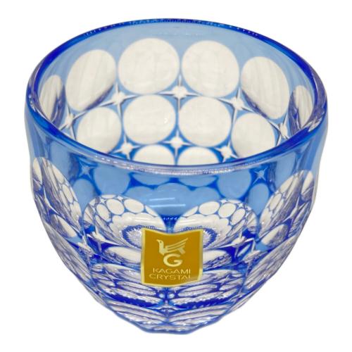 KAGAMI CRYSTAL (カガミクリスタル) 冷酒杯「紫陽花」 江戸切子