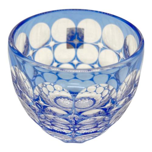 KAGAMI CRYSTAL (カガミクリスタル) 冷酒杯「紫陽花」 江戸切子