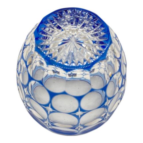 KAGAMI CRYSTAL (カガミクリスタル) 冷酒杯「紫陽花」 江戸切子
