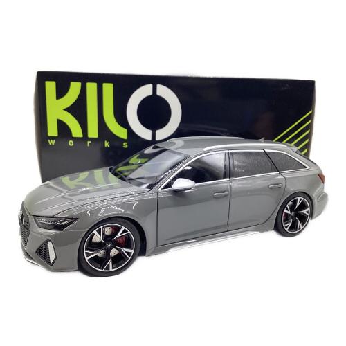 KILO WORKS モデルカー 2021 Audi RS6 C8 Avant 1/18 TK-KLW000103 再生産モデル