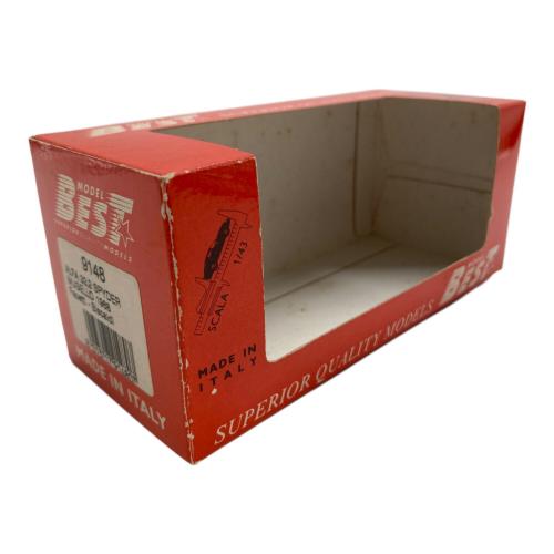 BEST (ベスト) ミニカー レッド SUPERIOR QUALITY MODELS 1/43 アルファロメオ TZ1