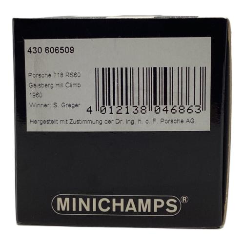MINICHAMPS (ミニチャンプス) ミニカー 109 Porsche 718 RS60
