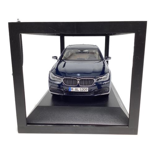 ミニカー I-Scale 1/18 BMW 750LI G12 2015 ダークブルー