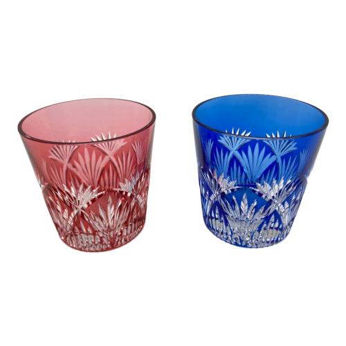 KAGAMI CRYSTAL (カガミクリスタル) 冷酒杯 江戸切子 2Pセット
