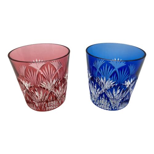 KAGAMI CRYSTAL (カガミクリスタル) 冷酒杯 江戸切子 2Pセット