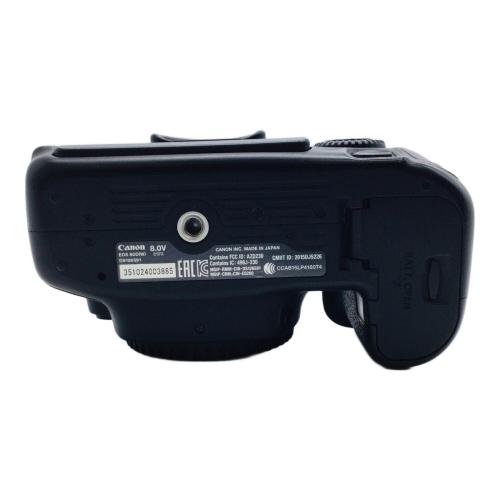 CANON (キヤノン) デジタル一眼レフカメラ EOS 80D 2580万画素 APS-C 専用電池 SDカード対応 ISO100～16000 最高約7コマ/秒 1/8000～30秒 -