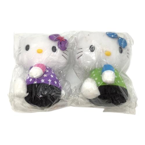 ハローキティー レトロ ハローキティ 総柄ぬいぐるみ5Pセット