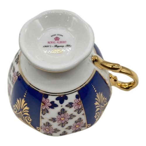 ROYAL ALBERT (ロイヤルアルバート) カップ&ソーサー 100周年記念限定品 1900年代復刻 リージェンシーブルー