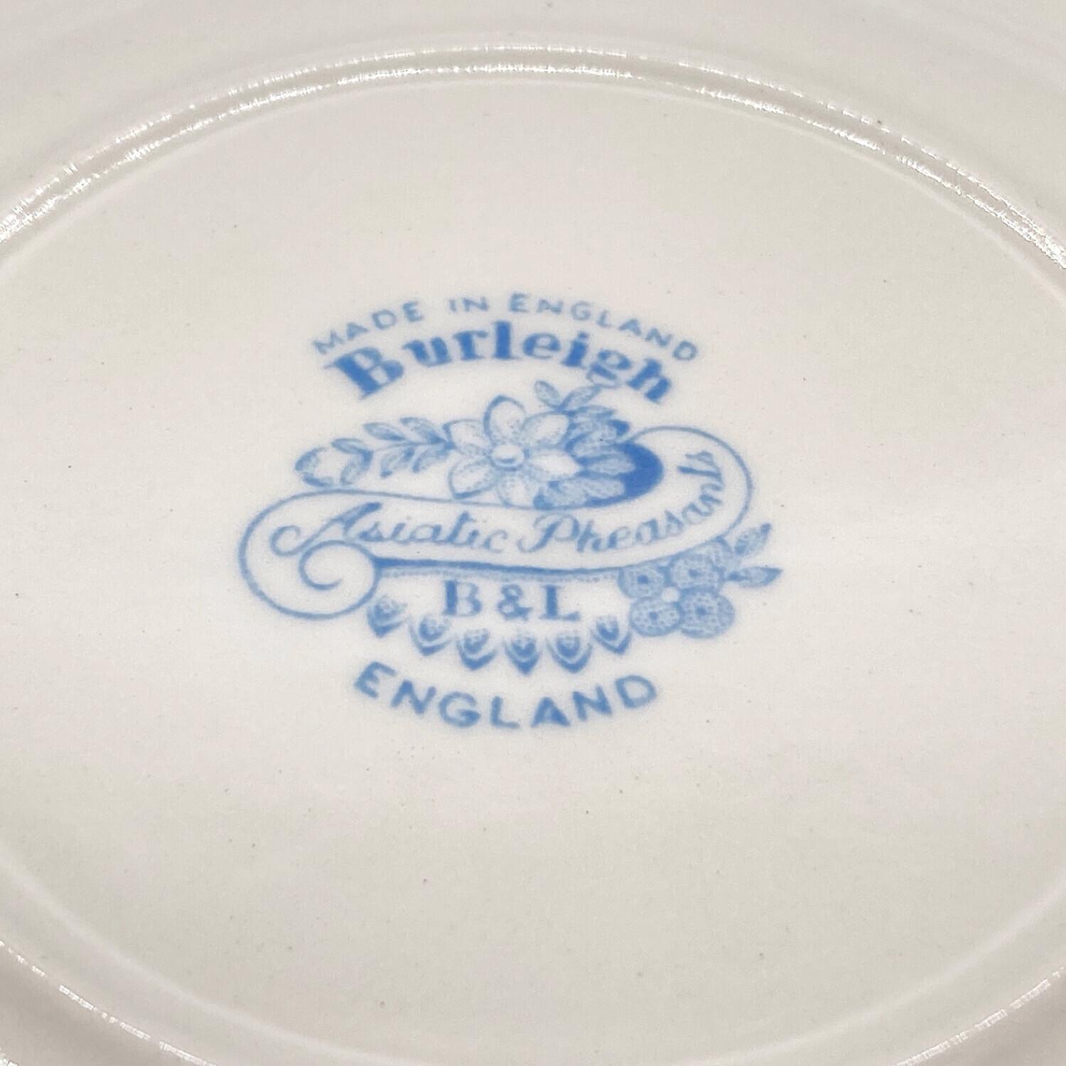 BURLEIGH (バーレイ) カップ&ソーサー&プレート ブルー ※ソーサーキズ