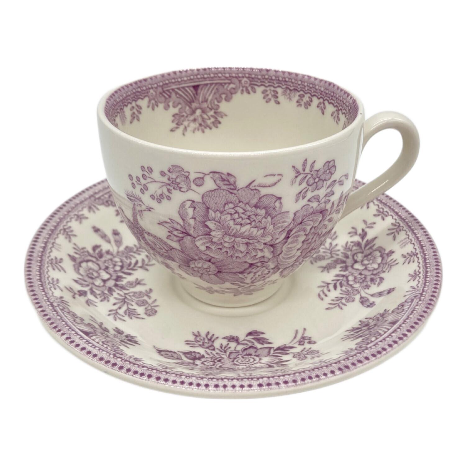 BURLEIGH (バーレイ) カップ&ソーサー パープル ソーサーキズ有 Plum