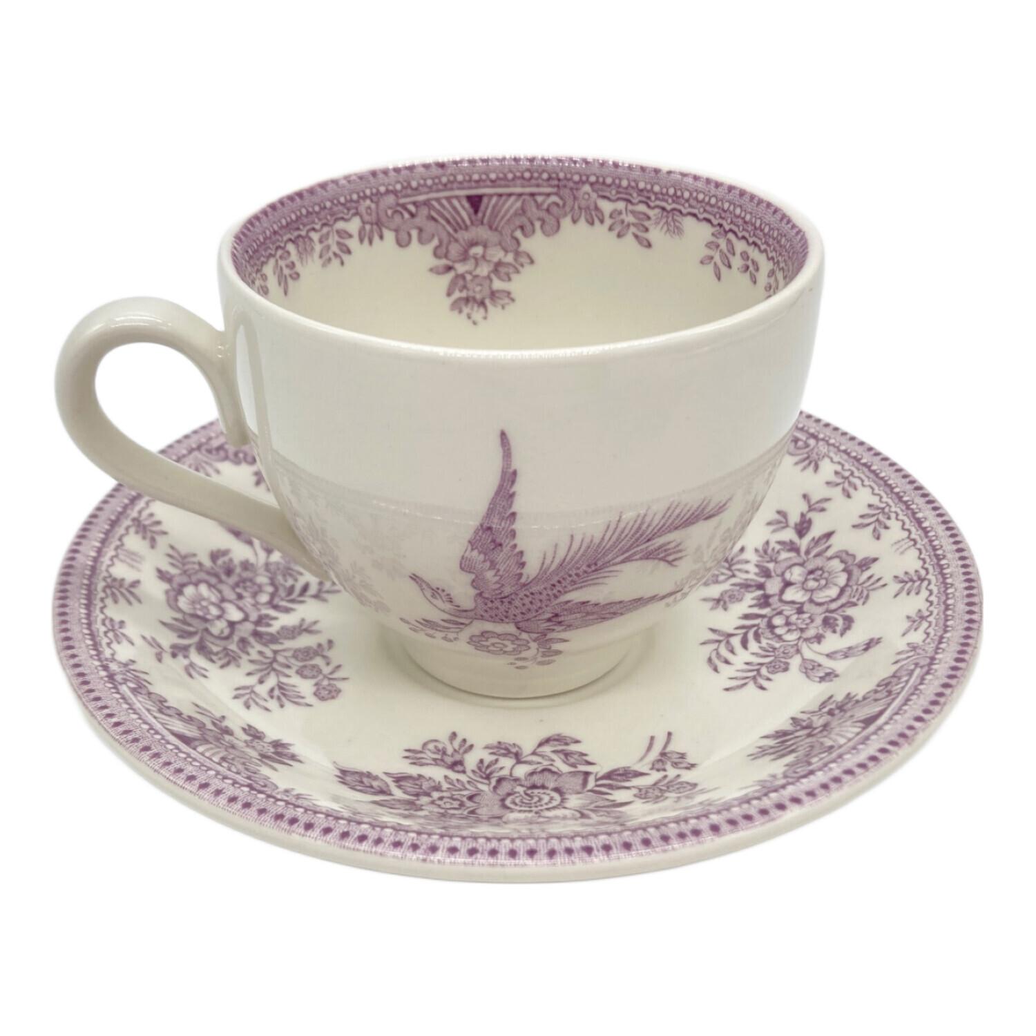 BURLEIGH (バーレイ) カップ&ソーサー パープル ソーサーキズ有 Plum