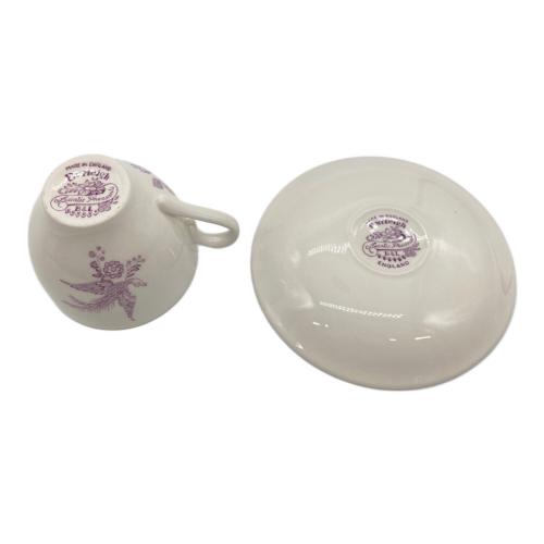 BURLEIGH (バーレイ) カップ&ソーサー パープル ソーサーキズ有 Plum