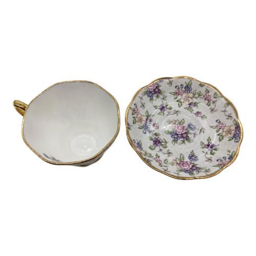 ROYAL ALBERT (ロイヤルアルバート) カップ&ソーサー 100周年記念 1940年代復刻 English Chintz