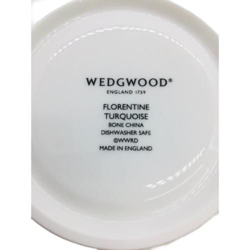 Wedgwood (ウェッジウッド) フロレンティーン・ターコイズ　カップ&ソーサー(ピオニー) 　