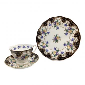 ROYAL ALBERT (ロイヤルアルバート) カップ&ソーサー&プレート ソーサー・プレートキズ有 1910年代復刻Duchess