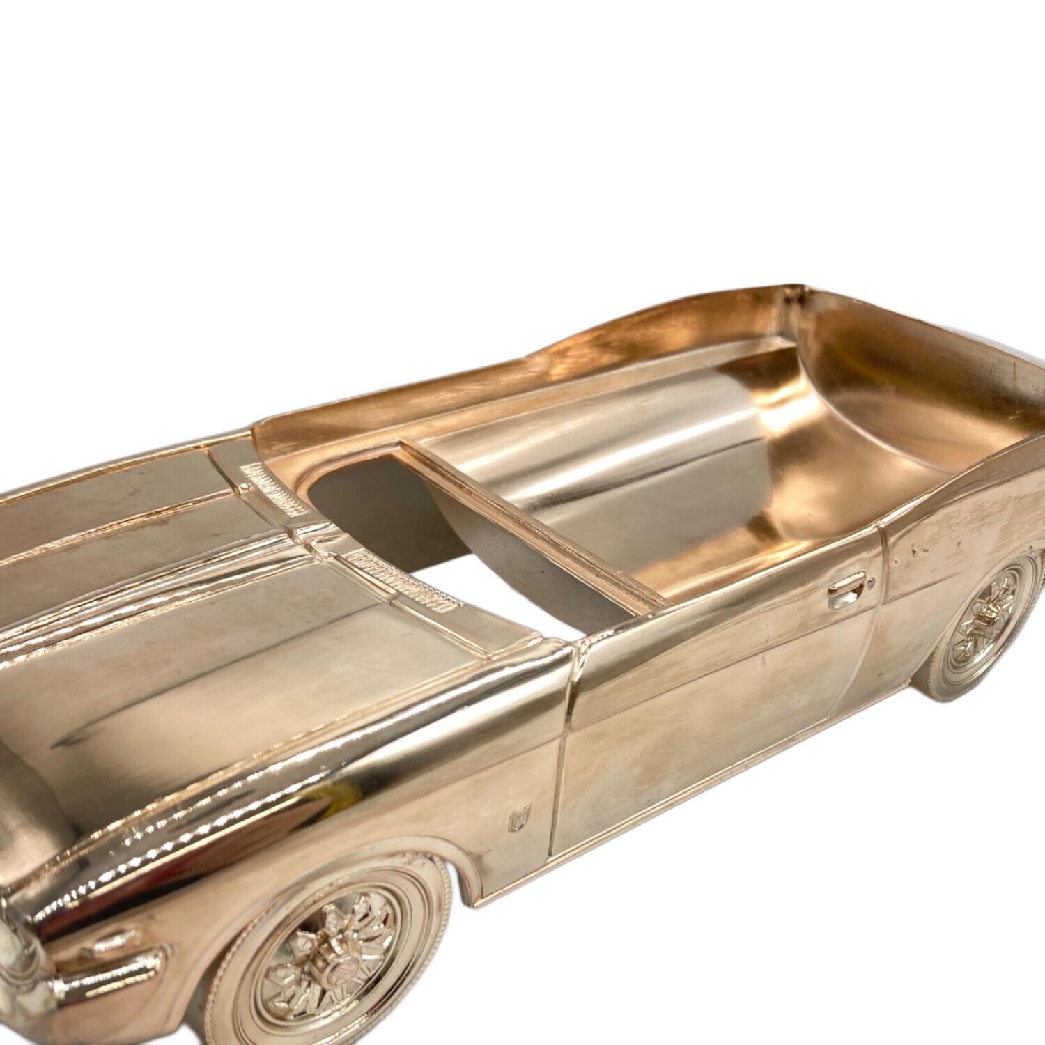 美品トヨタ コロナ メタル製 ゴールド　シガレットケース　ノベルティ　1973 美品トヨタ コロナ メタル製 ゴールド シガレットケース ノベルティ