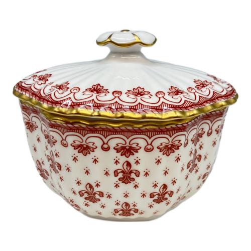 spode (スポード) シュガーポット フルールドリス レッド