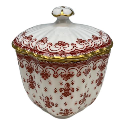 spode (スポード) シュガーポット フルールドリス レッド
