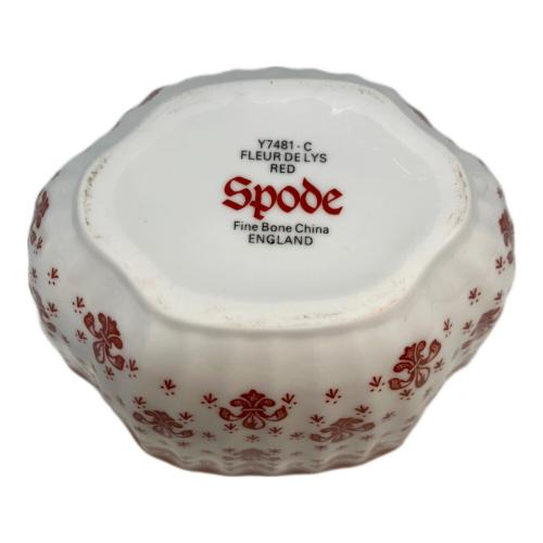 spode (スポード) シュガーポット フルールドリス レッド