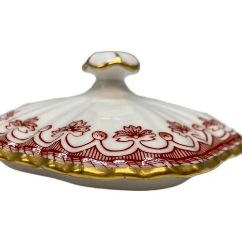 spode (スポード) シュガーポット フルールドリス レッド