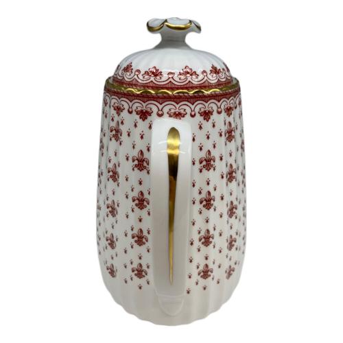 spode (スポード) コーヒーポット フルール ド リス レッド